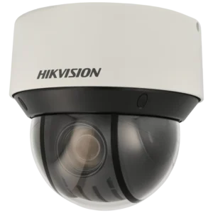 Câmara PTZ IP de 4 Mpx e óptica varifocal motorizada (zoom)