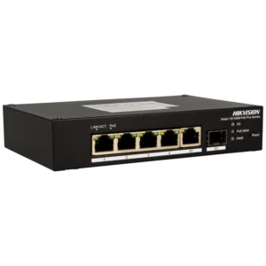 Switch cloud de 6 portas com 4 portas PoE
