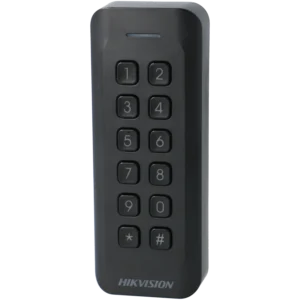 Leitor interior/exterior com teclado/cartão MIFARE 13,56MHz