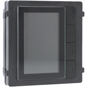 Estação exterior modular para videoporteiro IP com ecrã e 4 botões