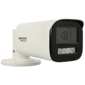Câmara bullet IP de 4 Mpx e óptica varifocal motorizada (zoom)