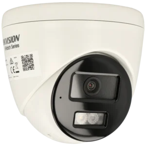 Câmara minidomo IP de 4 Mpx e óptica fixa
