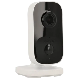 Câmara cubo IP de 4 Mpx e óptica fixa