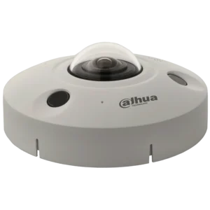 Câmara fisheye IP de 12 Mpx e óptica fixa
