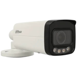 Câmara bullet IP de 8 Mpx e óptica varifocal motorizada (zoom)