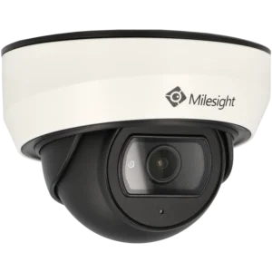 Câmara minidomo IP de 5 Mpx e óptica fixa