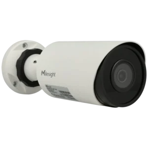 Câmara bullet IP de 8 Mpx e óptica fixa