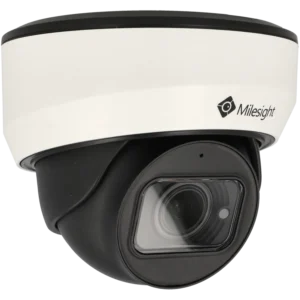 Câmara minidomo IP de 8 Mpx e óptica varifocal motorizada (zoom)