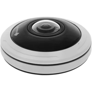 Câmara fisheye IP de 12 Mpx e óptica fixa