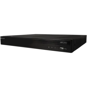 Gravador IP de 16 canais e 8 Mpx de resolução máxima com 16 portas PoE