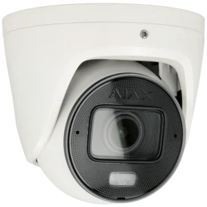 Câmara minidomo IP de 8 Mpx e óptica varifocal motorizada (zoom)
