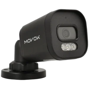Câmara bullet IP de 4 Mpx e óptica fixa