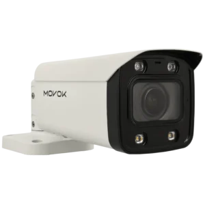Câmara bullet IP de 5 Mpx e óptica varifocal motorizada (zoom)