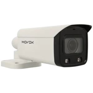 Câmara bullet IP de 8 Mpx e óptica varifocal motorizada (zoom)