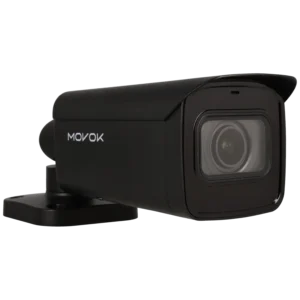 Câmara bullet IP de 8 Mpx e óptica varifocal motorizada (zoom)