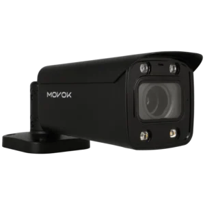 Câmara bullet IP de 8 Mpx e óptica varifocal motorizada (zoom)