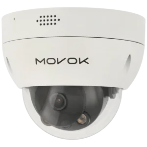 Câmara minidomo IP de 4 Mpx e óptica fixa
