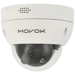 Câmara minidomo IP de 8 Mpx e óptica fixa