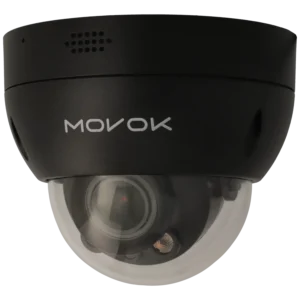 Câmara minidomo IP de 8 Mpx e óptica varifocal motorizada (zoom)