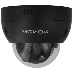 Câmara minidomo IP de 5 Mpx e óptica fixa