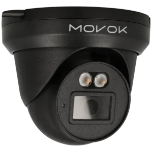 Câmara minidomo IP de 3 Mpx e óptica fixa