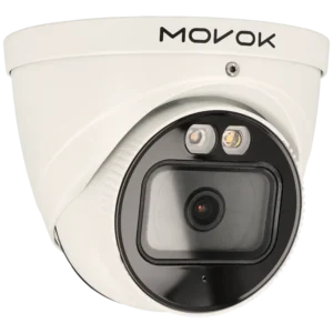 Câmara minidomo IP de 5 Mpx e óptica fixa