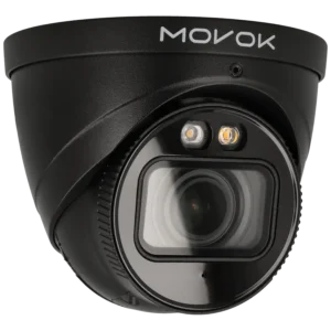 Câmara minidomo IP de 8 Mpx e óptica varifocal motorizada (zoom)