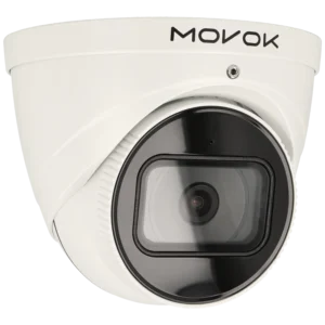 Câmara minidomo IP de 8 Mpx e óptica fixa
