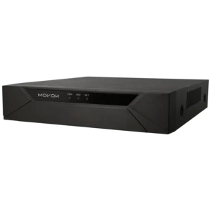 Gravador IP de 4 canais e 8 Mpx de resolução máxima com 4 portas PoE