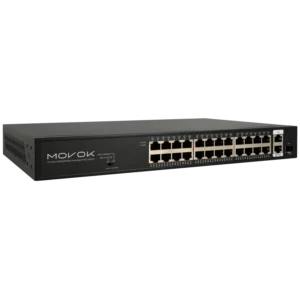 Switch de 26 portas com 24 portas PoE