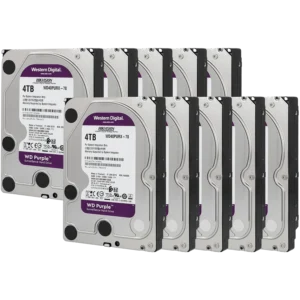 Pack de 10 discos rígidos WD Purple de 4 TB