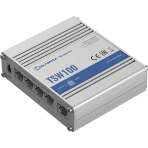 TELTONIKA Networks TSW100 - Switch 5P (4PoE+) Industrial Gigabit 10/100/1000Mbps