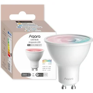Aqara T2 GU10 RGB CCT (LB-L03D) - Lâmpada LED Smart ZigBee RGB CCT (2700...6500K) GU10 4.9W 450lm