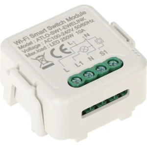 ATLO SW1-EWELINK - Módulo interruptor inteligente WiFi (compatível c/ eWeLink)