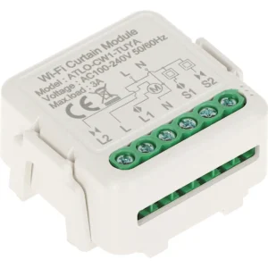 ATLO CW1-TUYA - Módulo controlador inteligente WiFi para controle de estores elétricos (compatível c/ Tuya)