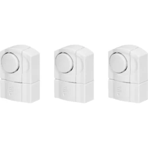Virone AS-3 - Conjunto de 3 mini-alarmes sem fios para portas e janelas