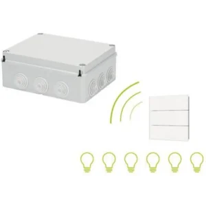 T6 Garden - Kit completo controlador inteligente Wifi de 6CH (compatível c/ Tuya) para Jardim