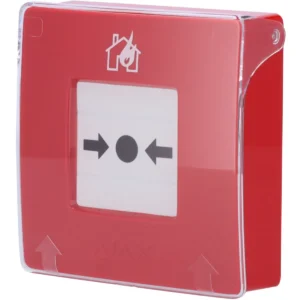 Ajax Manual CallPoint Red - Botoneira de alarme de incêndio rearmável