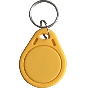 Porta-chaves TAG de proximidade por radiofrequência - Amarelo - RFID 125Khz