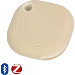 Shelly BLU Button Tough 1 ZB Mocha - Botão ativador de Cenários via BT / Zigbee - Robusto IP54 - Bege