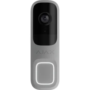 Ajax Doorbell 4-GRE - Videoporteiro inteligente WiFi 4MP 155º IR 6m IP54 - cinza