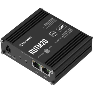 TELTONIKA Networks RUTM20 - Router 5G Dual-SIM + eSIM c/ 2 x portas Gigabit Ethernet, Wi-Fi 5 & PoE In/Out