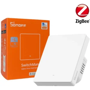 Sonoff ZBM5-1C-80W - Interruptor (1 Gang) Smart Zigbee de encastrar - agrupável - Branco
