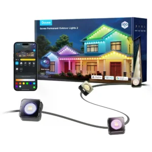 Govee H705E - Cordão de LEDs RGBICW Inteligente (WiFi) 72 luzes de 42Lm - 30m - p/ exterior