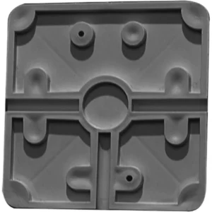 Tampa de ligação flexível para caixa de suporte 128x128mm - CamBox CBOX-BC02-BASEFLEX