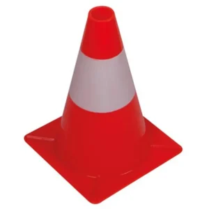 Cone de sinalização reflector em PVC - 30cm
