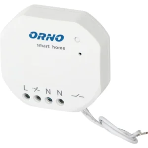Orno OR-SH-1736 - Receptor com relé MINI para controlo sem fios RF 433MHz para iluminação 400W