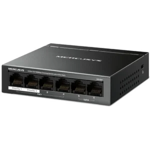 Mercusys MS106P - Switch 6P PoE+ (4PoE + 2 Uplink)