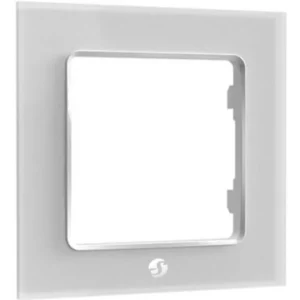 Shelly Wall Frame 1 White - Espelho para interruptores Shelly - branco