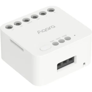 Aqara DCM-K01 - Módulo Relé/interruptor duplo para automação ZigBee - 2 canais 10A [T2]